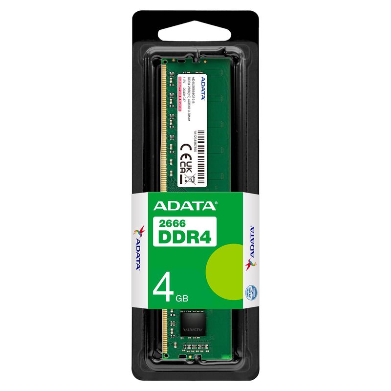 Memoria-Ram-ADATA-AD4U26664G19-SGN---4-GB-DDR4-2666-MHz-UDIMM
