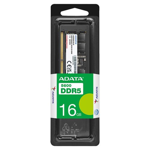 ADATA AD5S560016G-S modulo de memoria 16 GB 1 x 16 GB DDR5 5600 MHz ECC