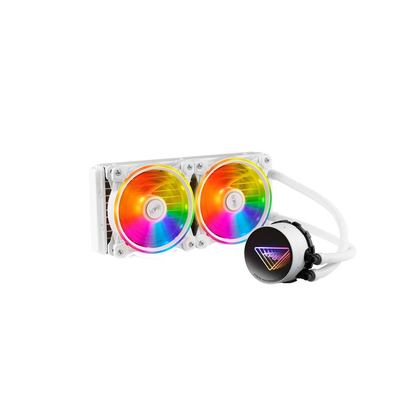 Enfriador-liquido-XPG-LEVANTE-X-240.-Ventiladores-ARGB-120-mm.-Radiador-aluminio-240mm.-Intel--LGA-1700---1200-115x-y-AMD--AM5-AM4.-LEVANTEX240-WHCW
