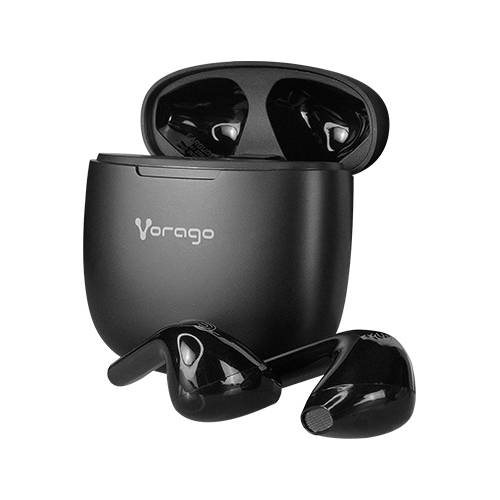 Vorago ESB-305 audífono y auriculare Auriculares True Wireless Stereo (TWS) Intra auditivo Llamadas/Música Bluetooth Negro