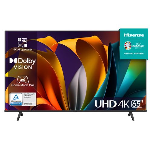 Hisense 65A6N Televisor 165.1 cm (65") 4K Ultra HD Smart TV Wifi Negro 300 cd / m²