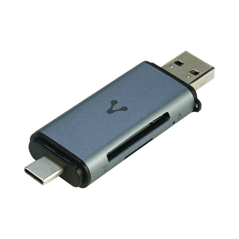 LECTOR-DE-MEMORIAS-VORAGO-CR-350-SD-MICRO-SD-USB-3.0-y-TIPO-C-OTG---