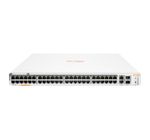 48x-puertos-RJ-45-10-100-1000-PoE--CL4-y-CL6----2x-puertos-SFP--10-GbE-2x-puertos-10GBASE-T-176-Gbps-PoE-600-W