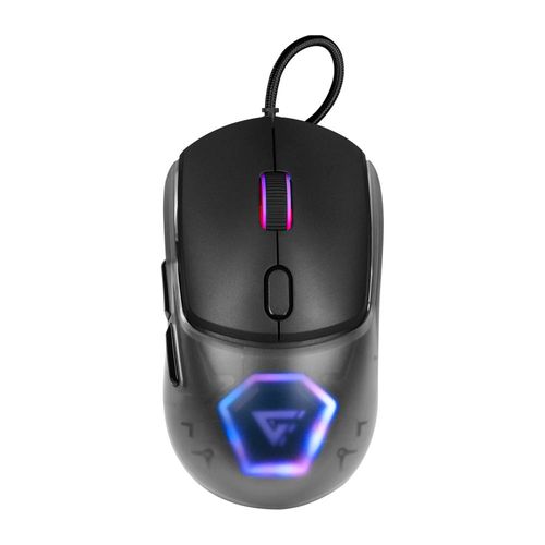 Game Factor MOG530-BK raton Juego Ambidiestro USB tipo A 12000 DPI