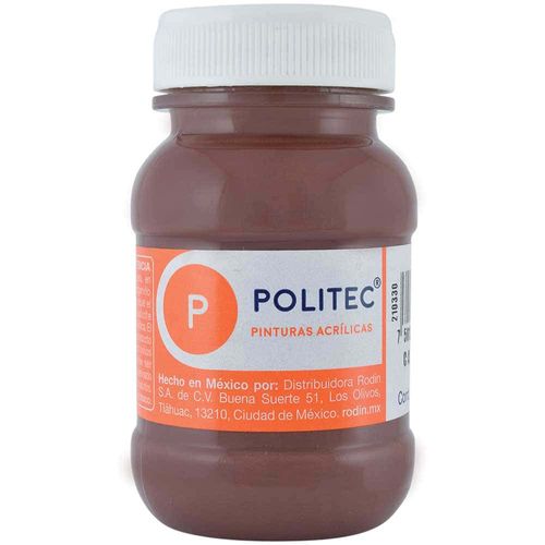 Pintura Acrílica Canela Frasco con 100 ml Politec 33934