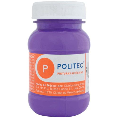 Pintura Acrílica Lavanda Frasco con 100 ml Politec 34634