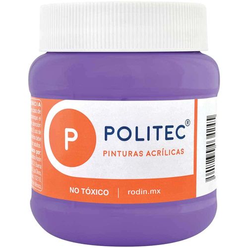 Pintura Acrílica Morado Frasco con 250 ml Politec 33446