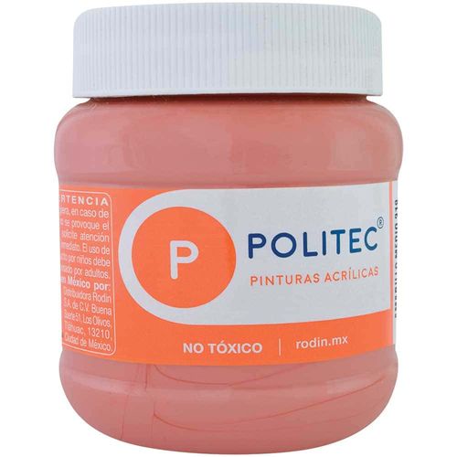 Pintura Acrílica Palo Rosa Frasco con 250 ml Politec 33842