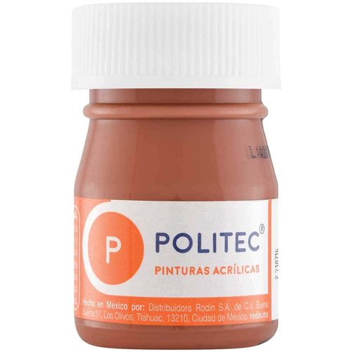 Pintura Acrílica Terracota Frasco con 20 ml Politec 340