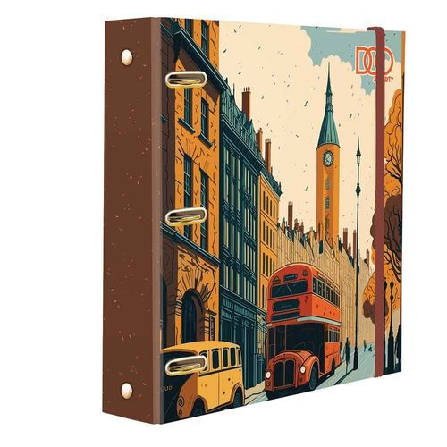 Carpeta con Argolla Tamaño Carta con 100 Hojas Views Diseños Surtidos Smarty Doo 21510