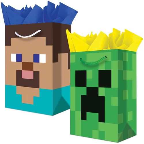 Bolsa de Cartón Chica de 14 x 22 x 8 cm Minecraft Granmark 847-MIC