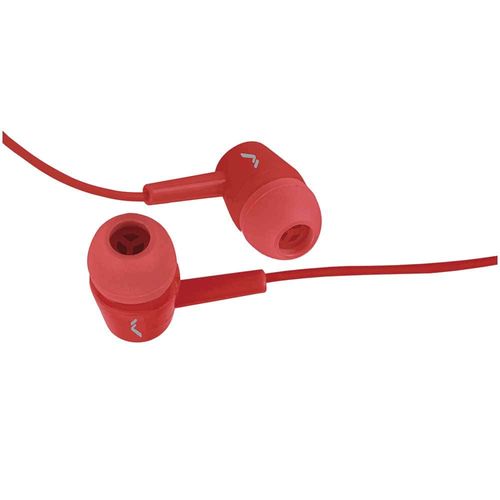 Audífonos Alámbricos In-Ear Manos Libres Entrada Aux 3.5 mm Rojo Mitzu MH-0035RD