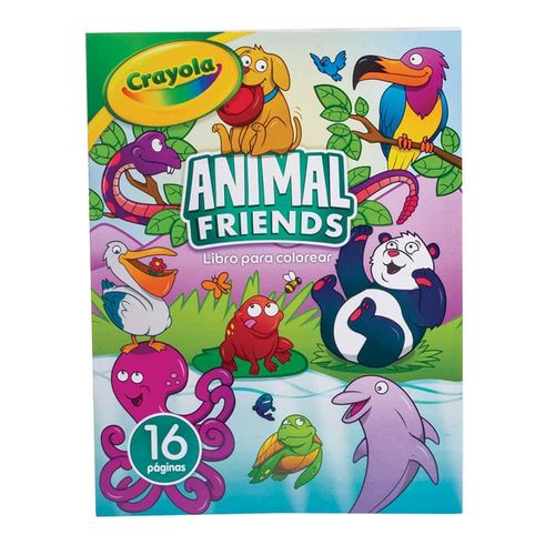 Libro para Iluminar de 16 Páginas Animal Friends Crayola 695816
