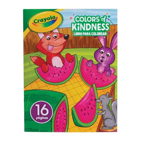 Libro para Iluminar de 16 Páginas Colors of Kindness Crayola 695916