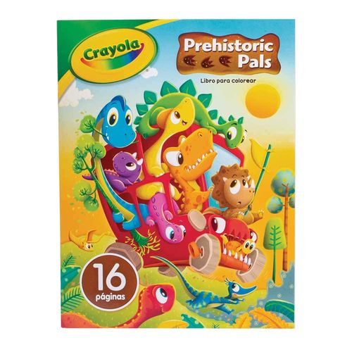Libro para Iluminar de 16 Páginas Prehistoric Pals Crayola 696116
