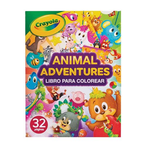 Libro para Iluminar de 32 Páginas Animal Adventures Crayola 696132