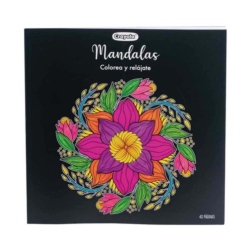 Libro para Iluminar de 40 Páginas Mandalas Meditaciones Crayola 697340