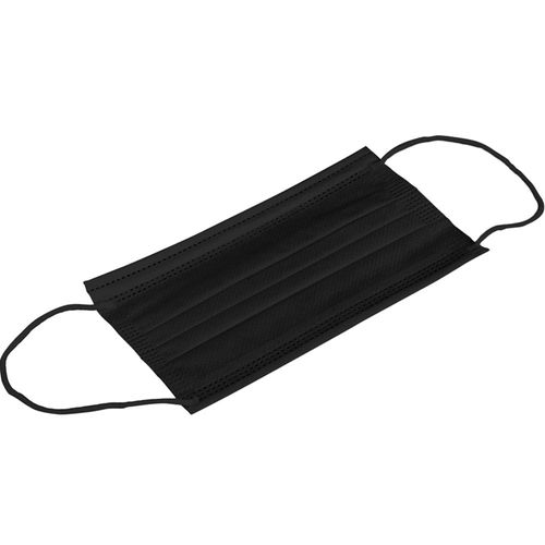 Cubrebocas Basico para Adulto con 10 Piezas Color Negro