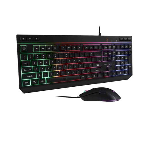 Kit Gamer de Teclado (4 Niveles Anti-ghosting) + Mouse USB 3,600 DPI's Negro Squad Master Balam Rush BR-936286