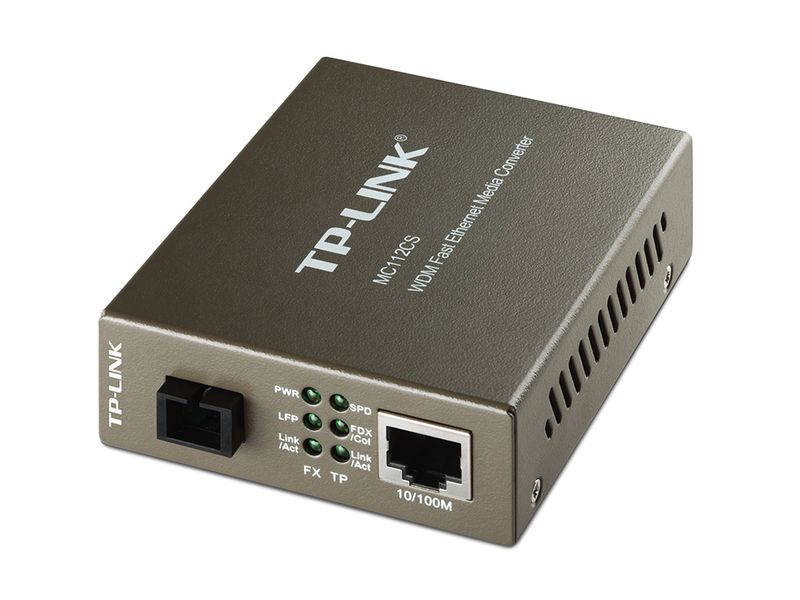 CONVERTIDOR-MULTIMEDIA-WDM-DE-10-100MBPS-TP-LINK--MC111CS-DE-RECEPCION-Y-TRANSMISION-DE-DATOS-EN-UNA-FIBRA---