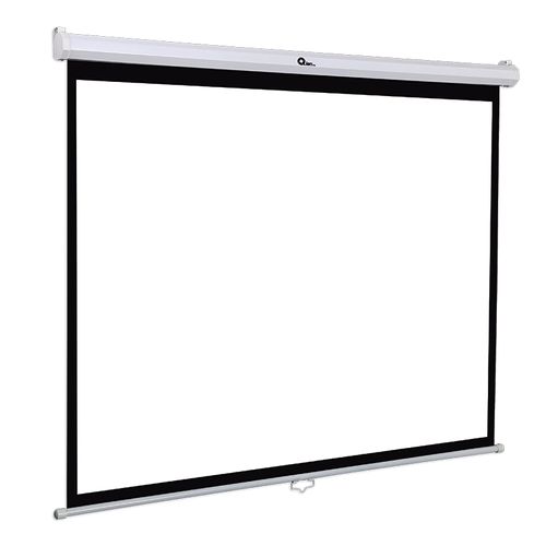 QIAN PANTALLA DE PROYECCION MANUAL GUDING 100 PULGADAS - PLEGABLE, A PRUEBA DE MOHO, BLANCO MATE, MOD. QPG-69502