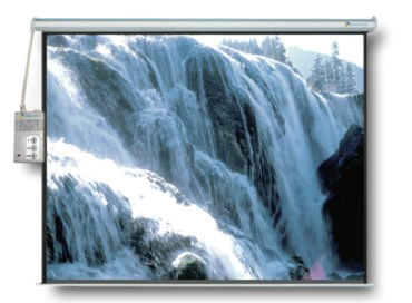 Pantalla de Proyección Multimedia Screens MSE-178 - 100 pulgadas, Eléctrica, Color blanco
