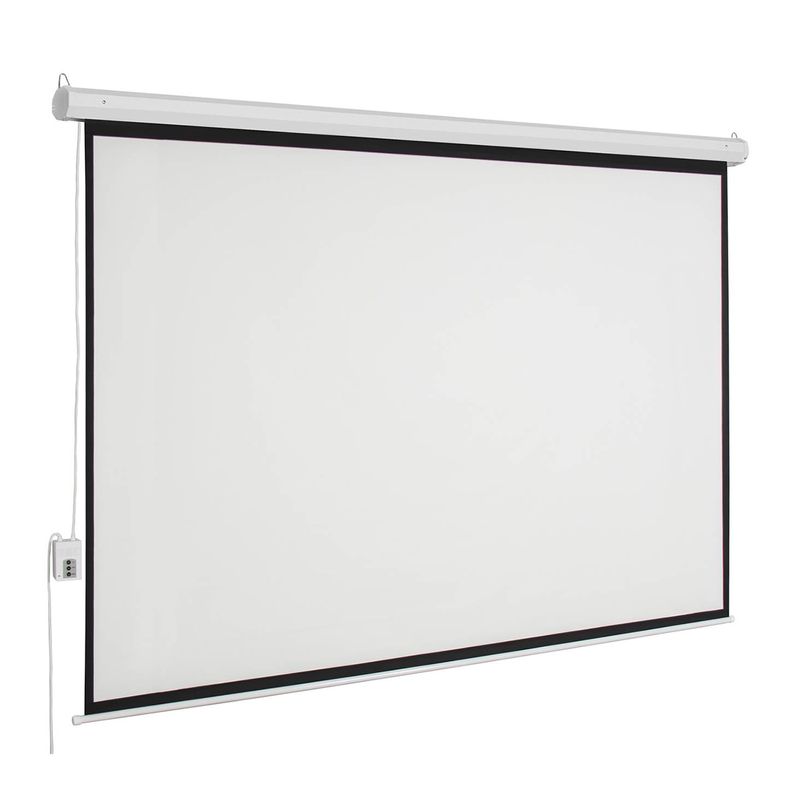 Pantalla-de-Proyeccion-Electrica-de-Colgar-MSE-154---MULTIMEDIA-SCREEN-1.54x1.54m.-86-pulgadas-diagonales.-Incluye-C.R.-Inalambrico--y-alambrico