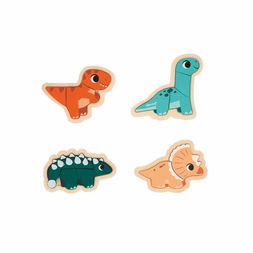 Rompecabezas Evolutivo Dino Juego para Niños Janod J05824