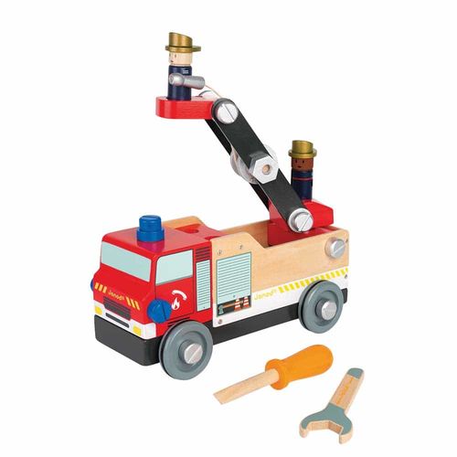 Camión de Bomberos Brico’kids Juego para Niños Janod J06469