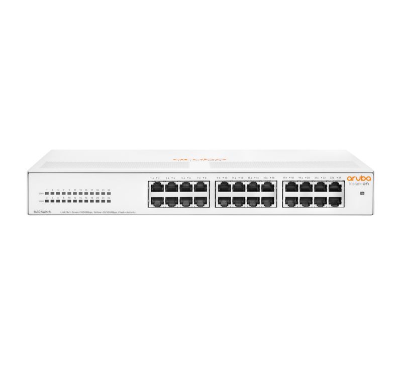 Switch-HPE-Instant-On-1430-Gigabit-Ethernet---24-puertos-RJ-45-Plug-and-Play--R8R49A-