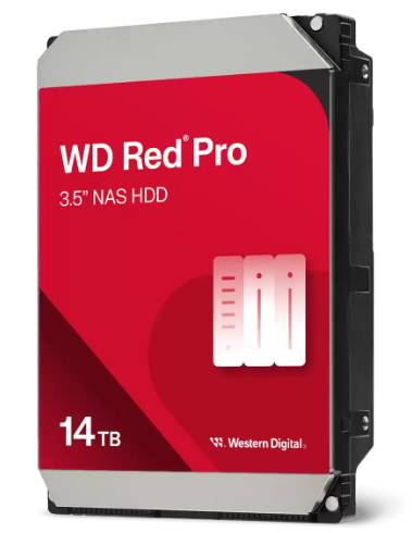 Disco Duro Western Digital RED WD142KFGX 14TB - SATA, 7200 RPM, 3.5 Pulgadas Caché 512MB, Velocidad de transferencia: 255MB/s, Modelo: WD142KFGX