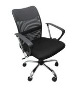 Silla-Ejecutiva-NEXTEP-NE-650E-Altura-Ajustable-y-Reclinable-Giratoria-y-Cromada---Color-Negro.