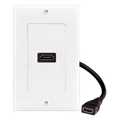 TAPA---FACEPLATE-DE-1-PANEL-CON-JACK-HDMI-C-CABLE-HEMBRA--PIGTAIL----UNIVERSAL-STANDARD-BLANCO-BROBOTIX-073307