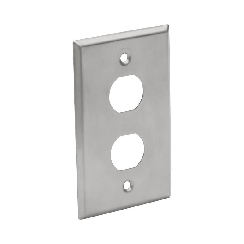 Placa-Frontal-de-Ancho-Sencillo-de-2-Puertos-TRIPP-LITE-N206-FP02-IND---Plata-Acero-inoxidable