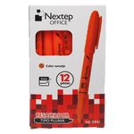 Resaltador-Nextep-NE-084J-Tipo-Pluma-color-Naranja-punta-Cincel-con-12-piezas---