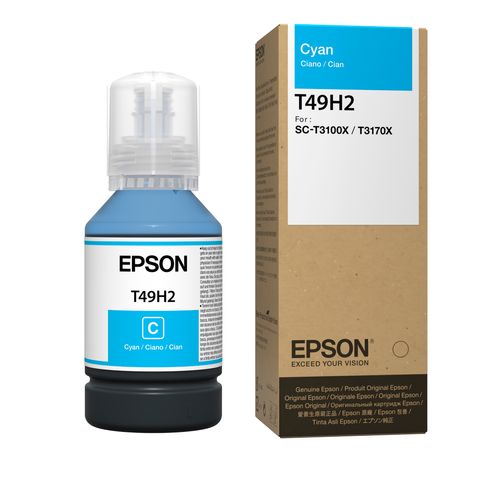Botella de Tinta EPSON T49H200 - Cian, Sure Color T3170X, Botella