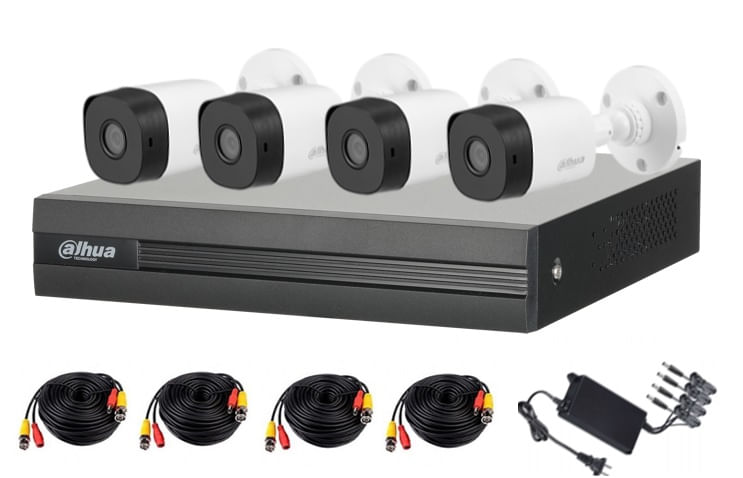 Kit-de-Videovigilancia-Dahua-4-canales-Dahua-Technology-KITXVR1B04-I1MP-2.8---4-1-MP