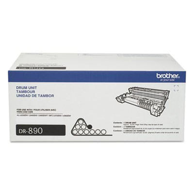 Tambor Brother Valor DR890 negro - rendimiento aproximado 50, 000 páginas, compatible con HLL6400DW, MFCL6900DW
