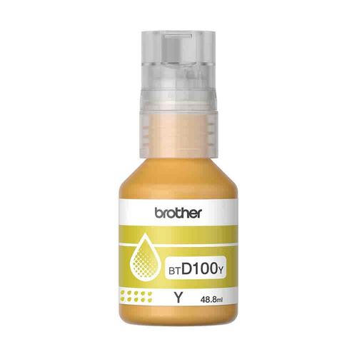 Tinta BTD100Y Amarillo Brother Compatible con DCP-T230 / T530 / T730