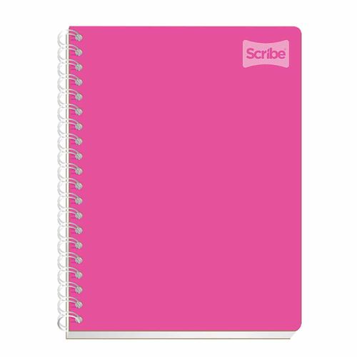Cuaderno Espiral de 100 Hojas Profesional de Cuadro Chico Polycover Scribe