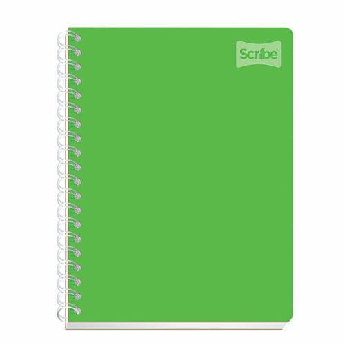 Cuaderno Espiral de 200 Hojas Profesional de Cuadro Chico Polycover Scribe