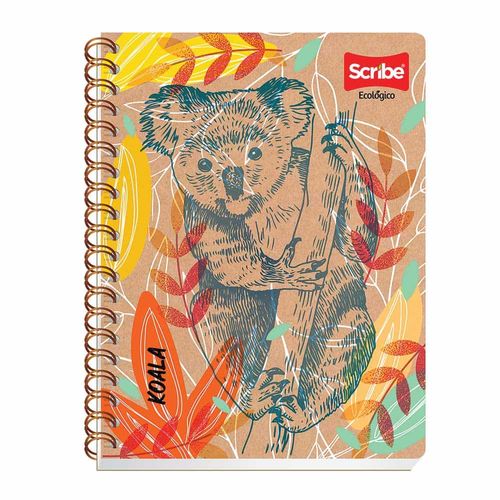 Cuaderno Espiral de 100 Hojas Profesional de Raya Ecologico Scribe