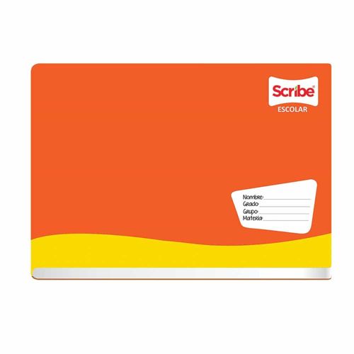 Cuaderno Grapa de 100 Hojas Italiano de Doble Raya Scribe
