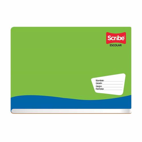 Cuaderno Grapa de 50 Hojas Italiano Blanco Scribe