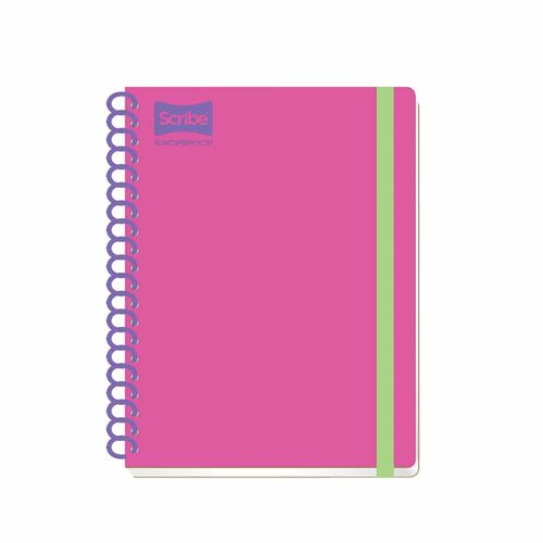 Cuaderno Espiral de 100 Hojas Profesional de Raya Pasta Dura Excellence Scribe