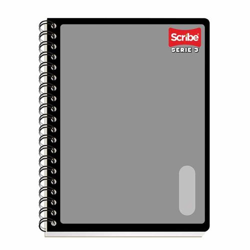 Cuaderno Espiral de 100 Hojas Profesional de Cuadro Grande Serie III Scribe
