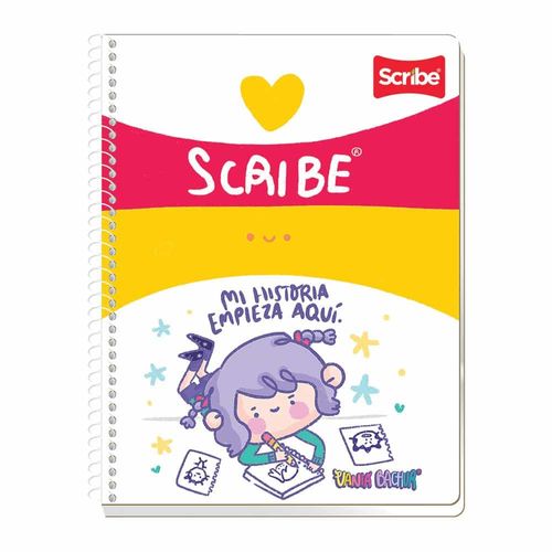 Cuaderno Espiral con 90 Hojas Profesional Raya Vania Bachur Scribe 1081830