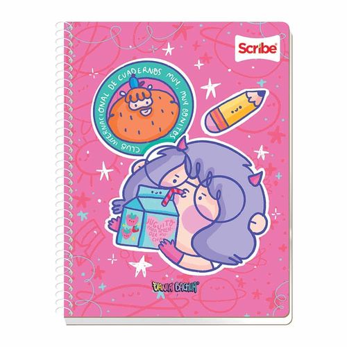 Cuaderno Espiral con 90 Hojas Profesional Cuadro Grande Vania Bachur Scribe 1081833