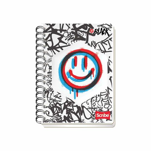 CUAD FRA 100H 9260   Cuaderno Espiral de 100 Hojas Francés Raya Black Scribe