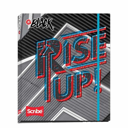 Carpeta para Argolla Tamaño Carta para 100 Hojas Pasta Dura Black Scribe